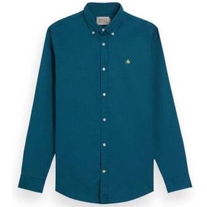 Scotch & Soda T-shirt Essential Oxford Solid pour homme, Harbour Teal 6938, S
