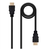 Nano Cable 10.15.3600 High Speed HDMI-kabel v2.0 (4K, 60Hz, 18Gbps, stekker op stekker, type A/M-A/M, zwart, 0,5 m)