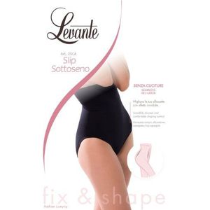 Levante Shaper Slip High Waist Dames, Zwart, L, SCHWARZ