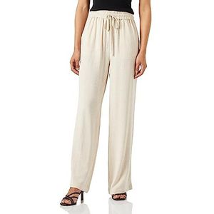 SELECTED FEMME Slfviva-gulia Hw Long Linen Pantalon Noos pour femme, Sandshell, 36