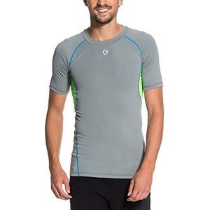 Gregster Pro heren compressieshirt Cohen 12522, grijs.