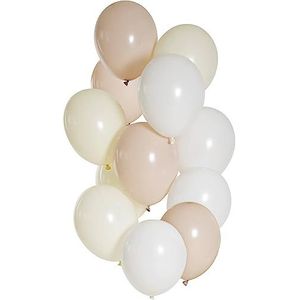 Folat 25116 12 stuks latexballonnen Nearly Nude, 33 cm, voor verjaardag en feest, decoratie, meerkleurig