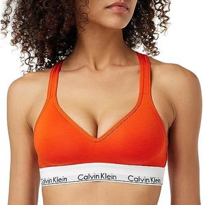 Calvin Klein Bustier met bandjes voor dames, Oranje (Spicy Orange)