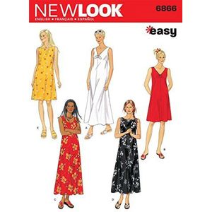 New Look NL6866 naaipatroon jurk 22 x 15 cm