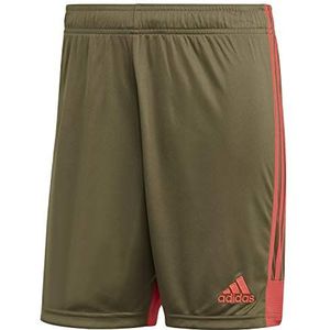 adidas Tastigo Herenshorts 19, raw kaki/shock red