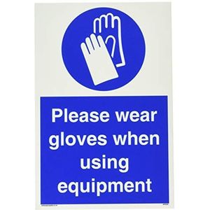 Draag bij gebruik van de uitrusting handschoenen