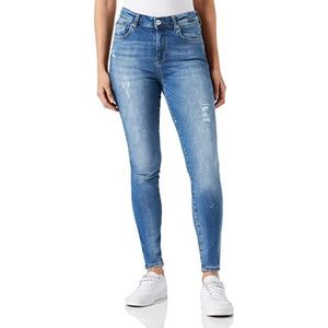 ONLY CARMAKOMA Damesjeans, denim middelblauw, 42W/32L, denim middenblauw