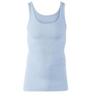Calida Athletic T-shirt voor heren, twisted Cotton, blauw (ijsblauw 680)