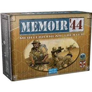 Days of Wonder, Memoir '44 Mediterranean Theatre Expansion, Board Game, Age 8+, 2 spelers, 30-60 minuten speeltijd