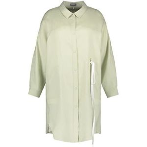 Samoon Jeansjas + stof voor dames, Light Sage Green