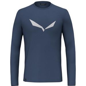 Salewa Solide logo Dry M L/S Tee. Heren T-shirt