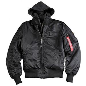 ALPHA INDUSTRIES heren jas, Zwart, zwart