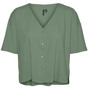 Vero Moda Vmjesmilo 2/4 Shirt Wvn Ga Noos Damesblouse, Hedge groen