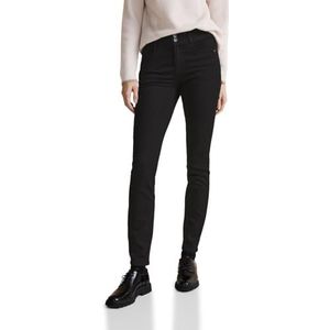 Street One A377228 Slim Jeans met top voor dames, Zwart