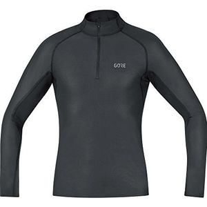 GORE WEAR M GORE WINDSTOPPER Base Layer Thermo-shirt met opstaande kraag, voor heren, zwart, XXL, 100325