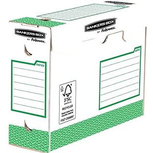 Bankers Box - 4474302 – archiefdoos Heavy Duty A4+ 100 mm – groen pakket met 20 stuks, 9,5 x 24,4 x 33 cm