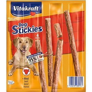 Vitakraft - Dog Stickies Runderhondensnacks - 4 stuks, 44 g