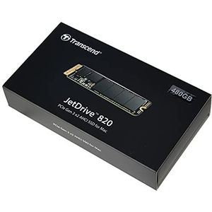 Transcend TS480GJDM820 JetDrive 820 SSD 480 GB voor MacBook Air 11"" & 13"" (Mi 2013 – 2017), MacBook Pro Retina 13"" & 15"" (eind 2013 – midden 2015)