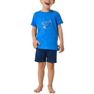 Schiesser Schiesser Jongen-pyjamaset met korte broek - Boys World pyjamaset voor jongens, Aquarium_182568