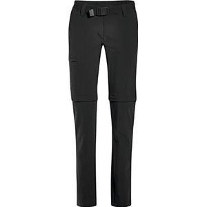 Maier Sports Inara dames outdoorbroek slim zip, zwart.