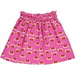 Fred's World by Green Cotton Jupe Heart Frill pour fille, Fuchsia/Mandarine/Lollipop/Prune, 104