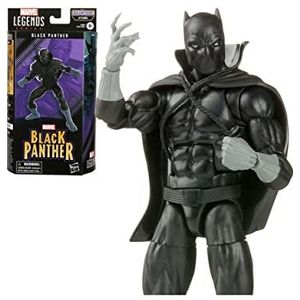 Marvel Hasbro Legends Series Classic Comics Black Panther actiefiguur 15 cm met 2 accessoires, 1 Build-A-figuur element