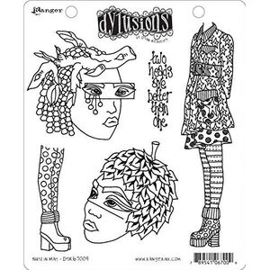 Dyan Reaveley's Dylusions Cling Stamp Collection 8,5 inch x 7 inch - moeren in May