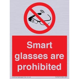 Smart glazen zijn voorzien van paneel A7P 75 x 100 mm
