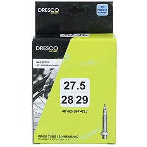 Dresco Slang 27,5/28/29 (40/62-584-635) Presta-ventiel 40 mm unisex volwassenen, zwart, eenheidsmaat