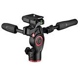 Manfrotto Befree 3-Way Live, Testa a 3 Life per Treppiede, Testa Fluida in Alluminio per fotocamera en videocamera Fino tot 6 kg, Compatta, Accessoires voor Fotografie voor Creazione Contenuti, Foto e