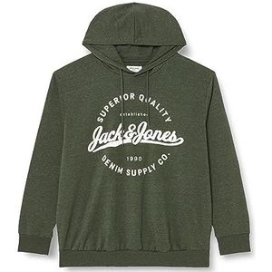 JACK & JONES Jjstanli heren hoodie Pls Sweatshirt met capuchon, Mountain View.