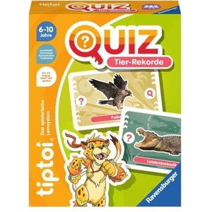 Ravensburger tiptoi 00194 quiz voor dieren, quizspel voor kinderen vanaf 6 jaar, voor 1-4 spelers