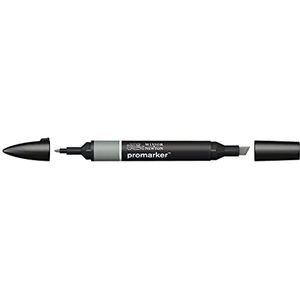 Winsor & Newton ProMarker 0203259 professionele marker 2 punten, dun en breed voor tekeningen, design en lay-out - ijsgrijs 5