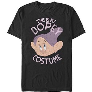 Disney Unisex Heren Dames Korte Mouw T-Shirt Zwart M, SCHWARZ