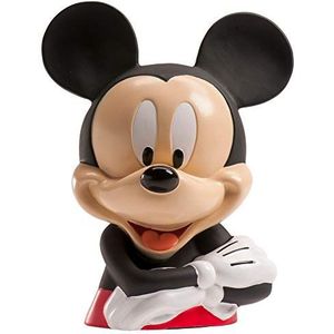 Dekora - 204009 Mickey Mouse kinderspaarpot met briefgeld van eetpapier, rood