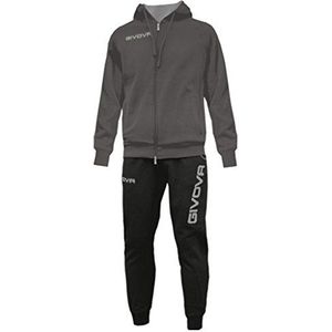 Givova Trainingspak Koning Unisex, donkergrijs/zwart