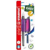 Stabilo 51560-5 voor vulpen - Easy Buddy in - inktkleur blauw (afwisbaar) - met 2 patronen - met standaard penpunt M lila/magenta