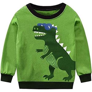 Little Hand Sweatshirt voor jongens, trainingspak voor jongens, 1 x dinosaurus