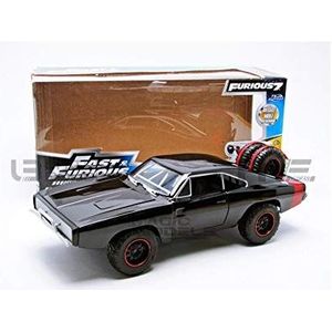 Jada Toys – 97038bk – Dodge – Charger R/t Off Road – Fast and Furious 7 – schaal 1:24, zwart/rood