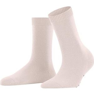 FALKE Cosy Wool W So Set van 2 paar effen damessokken (1 stuk), Roze (Light Pink 8458) - Milieuvriendelijk