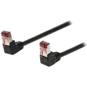 Valueline VLCP85225B10 Netwerkkabel 1 m Cat6 S/FTP (S-STP) zwart - netwerkkabel (1 m, Cat6, S/FTP (S-STP), RJ-45, RJ-45, zwart)