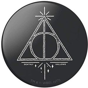 PopSockets PopGrip houder en handgreep voor smartphone en tablet met verwisselbare top – Deathly Hallows