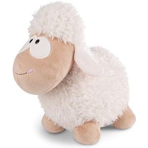 Knuffeldier van pluche, 45 cm, wit, zacht en duurzaam, schattig pluche dier om te knuffelen, om te spelen, voor kinderen en volwassenen, een geweldig cadeau-idee