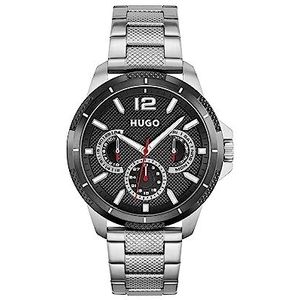 HUGO HU1530195 Herenhorloge Zilverkleurig - 46 mm