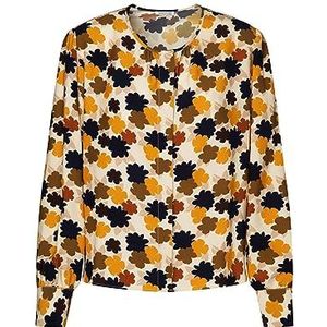 Seidensticker Blouse met lange mouwen, regular fit, damesblouse, Beige