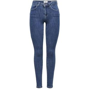 ONLY Onlpower Mid Ph Up Sk Bb 3659 Noos Damesjeans, Blauw (Donkerblauwe Denim Donkerblauwe Denim)