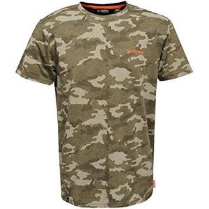 Regatta Tactical Threads heren werk-T-shirt met camouflageprint, Dense T-shirts/polo's/jassen, dark kaki marl
