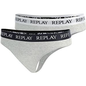 Replay dames slip, Wit/Zwart