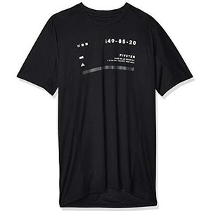 adidas TRAILCROSS Tee T-shirt voor heren, zwart.