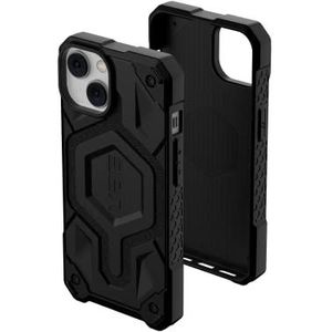 Urban Armor Gear Beschermhoes voor iPhone 14, zwart, 6,1 inch Monarch Pro, ingebouwde magneet, compatibel met MagSafe, schokbestendig, valbestendig